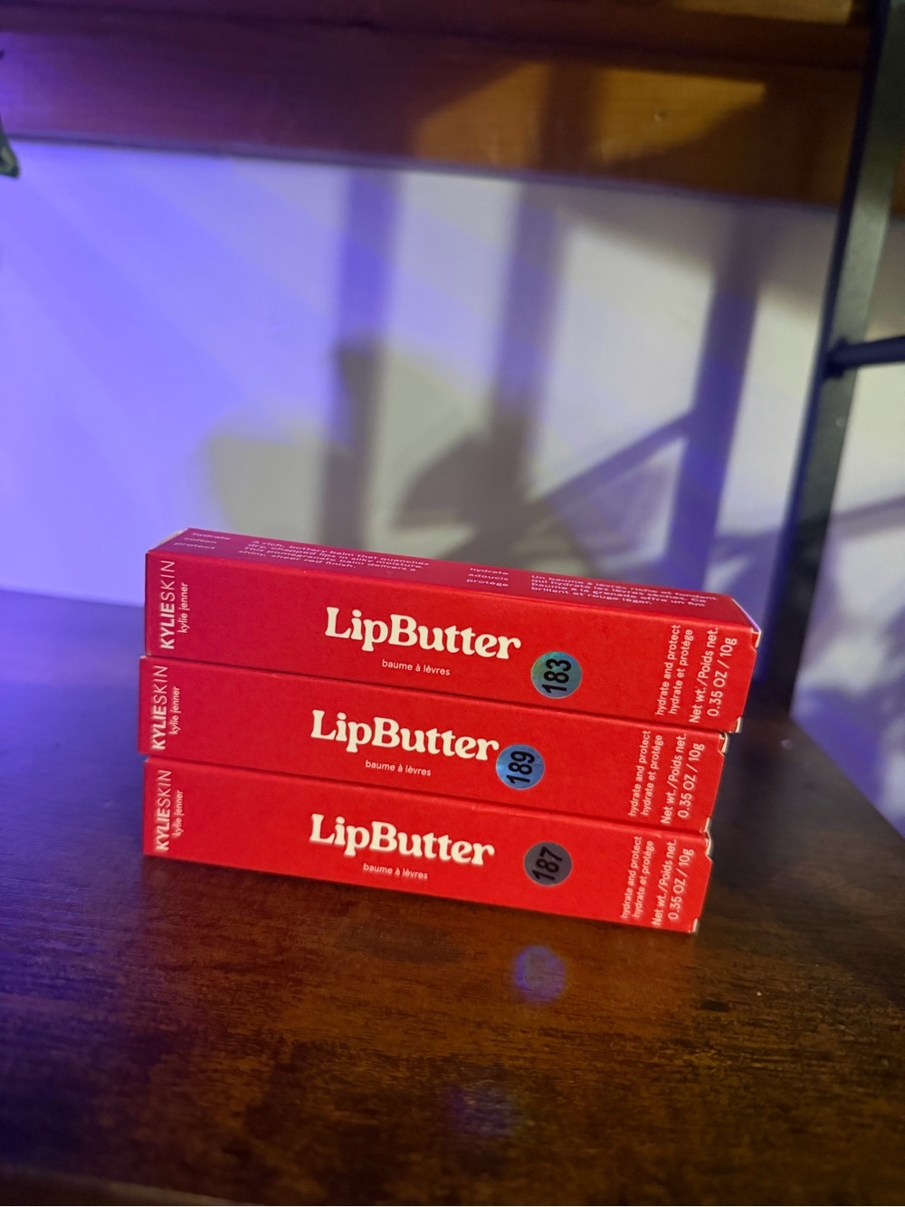Kylie Skin Bundle of 3 LipButter Hydrating Lip Balms